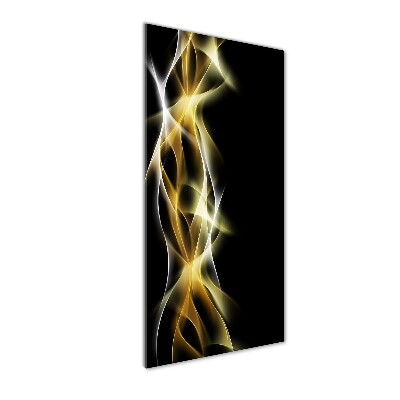 Cuadro decorativo en acrílico brillante vertical Abstracción de la luz