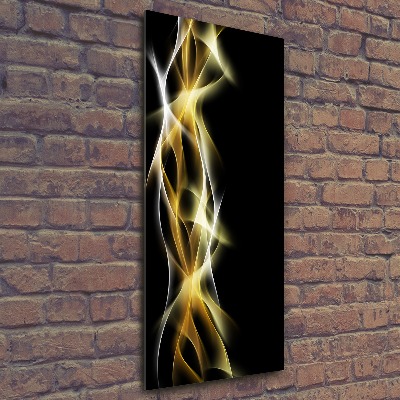 Cuadro decorativo en acrílico brillante vertical Abstracción de la luz