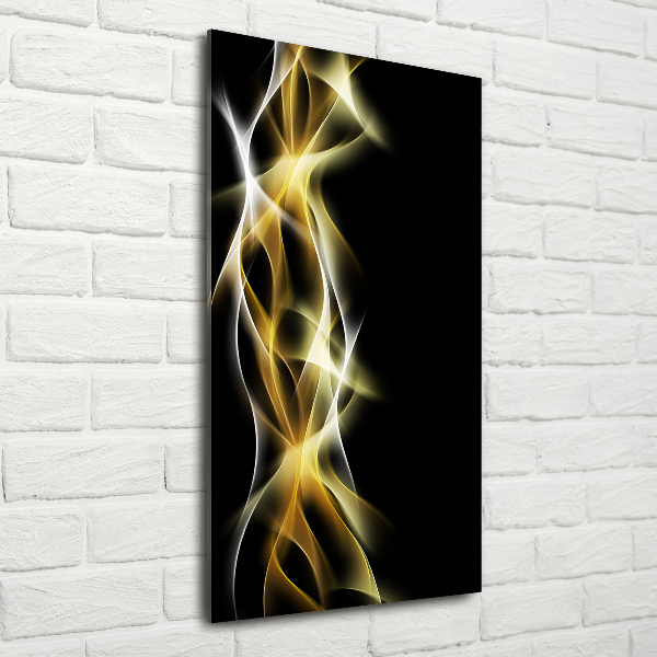 Cuadro decorativo en acrílico brillante vertical Abstracción de la luz