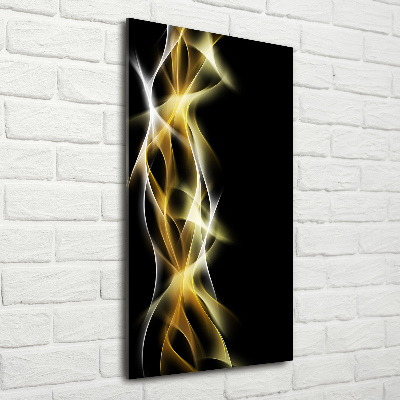 Cuadro decorativo en acrílico brillante vertical Abstracción de la luz