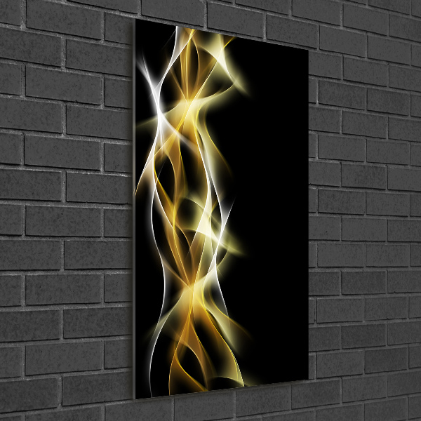 Cuadro decorativo en acrílico brillante vertical Abstracción de la luz