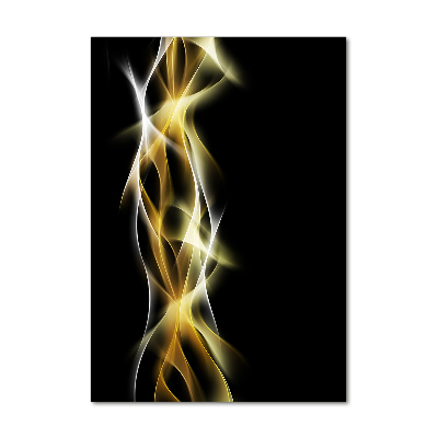 Cuadro decorativo en acrílico brillante vertical Abstracción de la luz