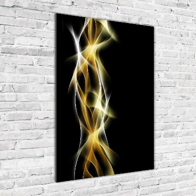 Cuadro decorativo en acrílico brillante vertical Abstracción de la luz