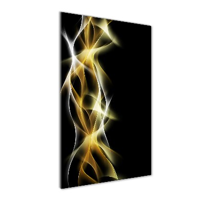 Cuadro decorativo en acrílico brillante vertical Abstracción de la luz