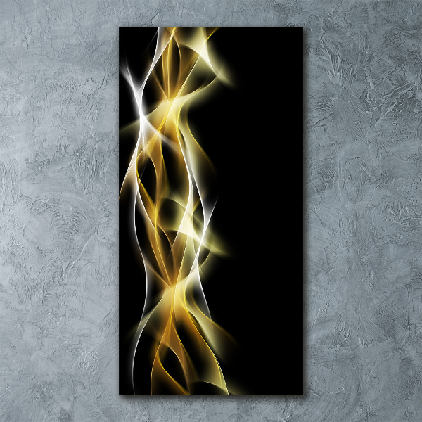 Cuadro decorativo en acrílico brillante vertical Abstracción de la luz