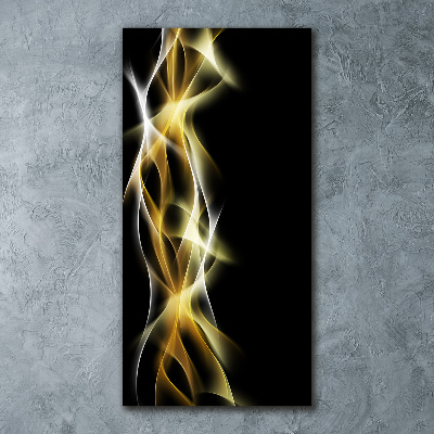 Cuadro decorativo en acrílico brillante vertical Abstracción de la luz