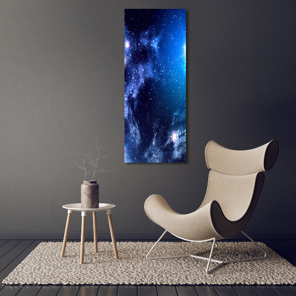 Cuadro decorativo en acrílico brillante vertical Nebulosa