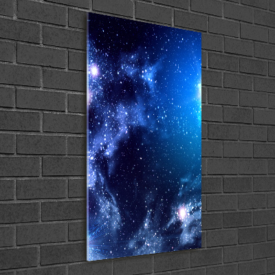 Cuadro decorativo en acrílico brillante vertical Nebulosa
