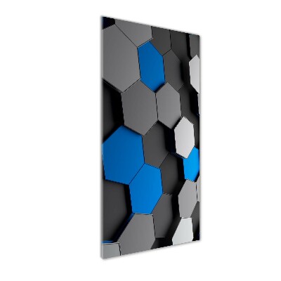 Impresión en metacrilato de alta calidad vertical Abstracción 3D