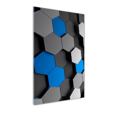 Impresión en metacrilato de alta calidad vertical Abstracción 3D