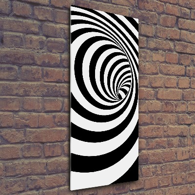 Cuadro de metacrilato vertical Espiral rayada