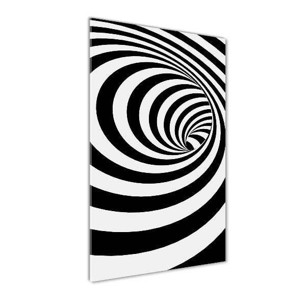 Cuadro de metacrilato vertical Espiral rayada