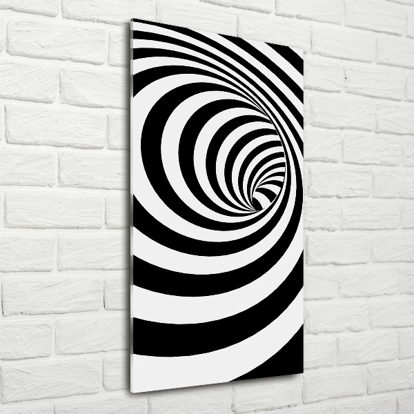 Cuadro de metacrilato vertical Espiral rayada
