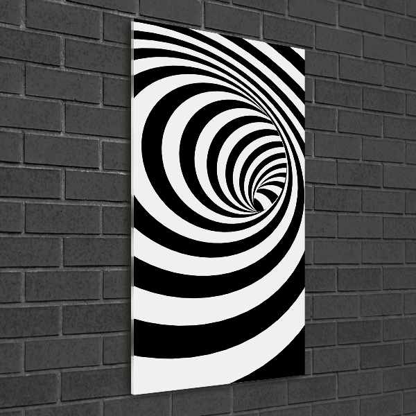 Cuadro de metacrilato vertical Espiral rayada