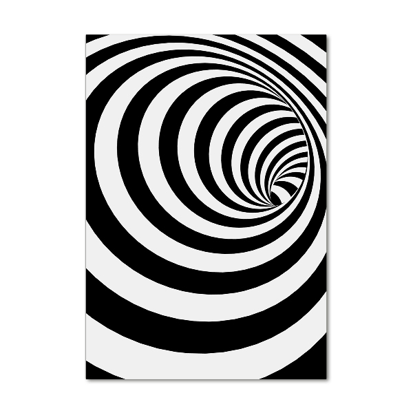 Cuadro de metacrilato vertical Espiral rayada