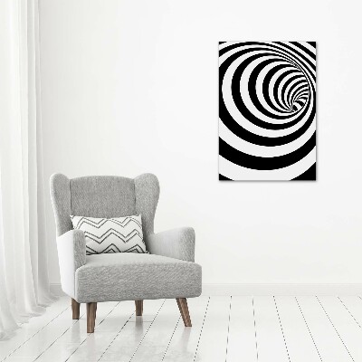 Cuadro de metacrilato vertical Espiral rayada