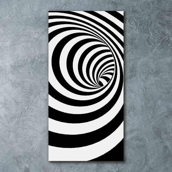 Cuadro de metacrilato vertical Espiral rayada