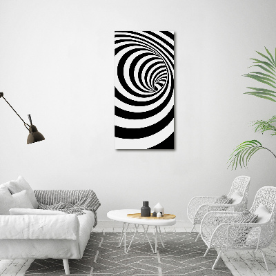 Cuadro de metacrilato vertical Espiral rayada