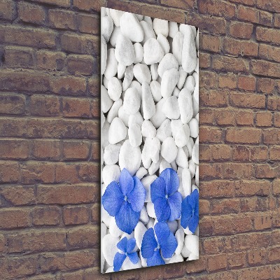 Impresión en metacrilato de alta calidad vertical Piedras de hortensia