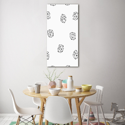 Foto obraz szkło akryl pionowy Abstrakcyjny wzór