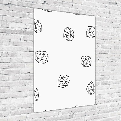 Foto obraz szkło akryl pionowy Abstrakcyjny wzór