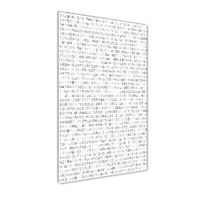 Impresión en metacrilato de alta calidad vertical Código binario