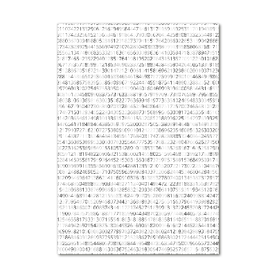 Impresión en metacrilato de alta calidad vertical Código binario