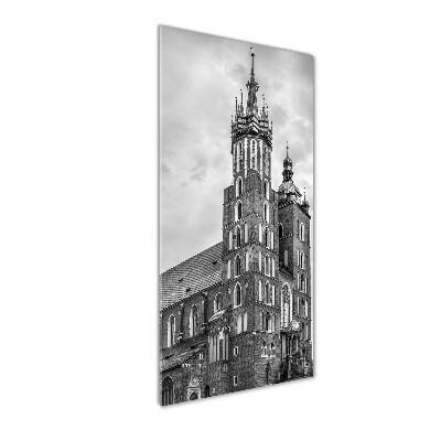 Cuadro decorativo en acrílico brillante vertical Cracovia, Polonia