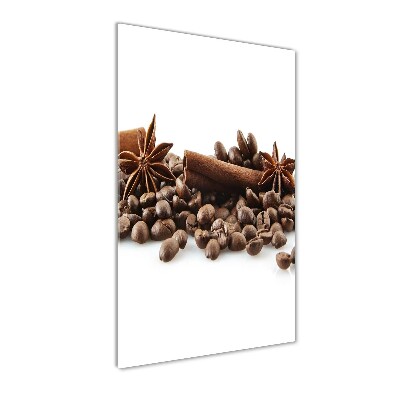 Impresión en metacrilato de alta calidad vertical Granos de café