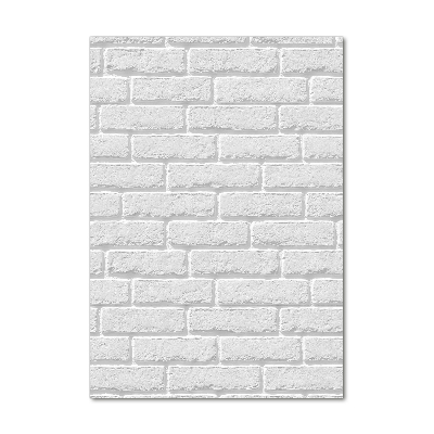 Cuadro decorativo en acrílico brillante vertical pared de ladrillos