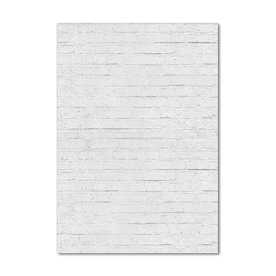 Cuadro de metacrilato moderno efecto cristal vertical pared de ladrillos