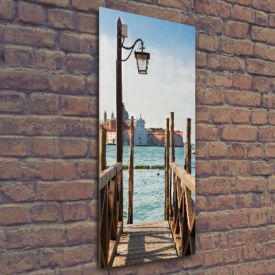 Cuadro de metacrilato moderno efecto cristal vertical Venecia, Italia