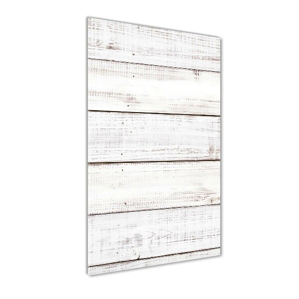 Cuadro decorativo en acrílico brillante vertical pared de madera