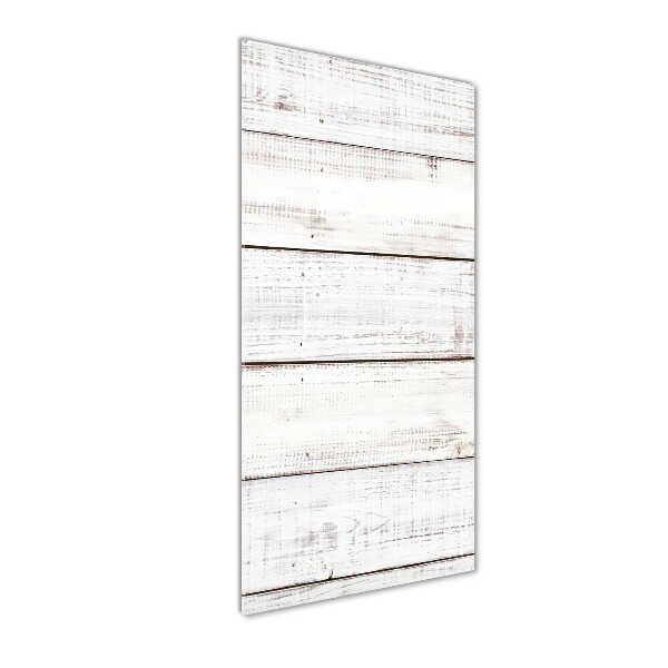 Cuadro decorativo en acrílico brillante vertical pared de madera