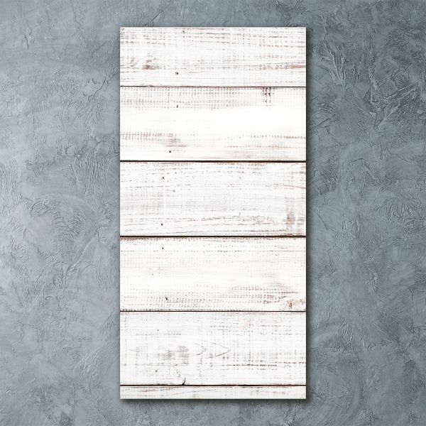 Cuadro decorativo en acrílico brillante vertical pared de madera