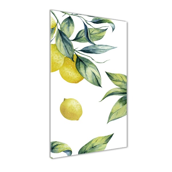 Impresión en metacrilato de alta calidad vertical Limones