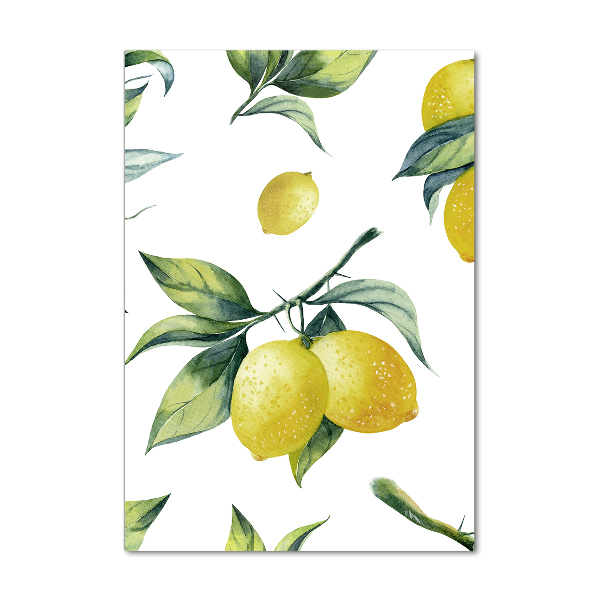Impresión en metacrilato de alta calidad vertical Limones