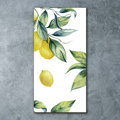 Impresión en metacrilato de alta calidad vertical Limones