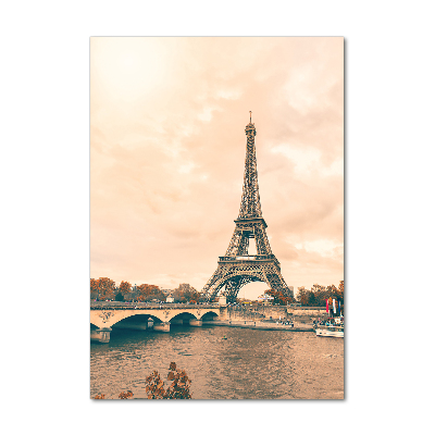 Cuadro de metacrilato vertical Torre Eiffel de París