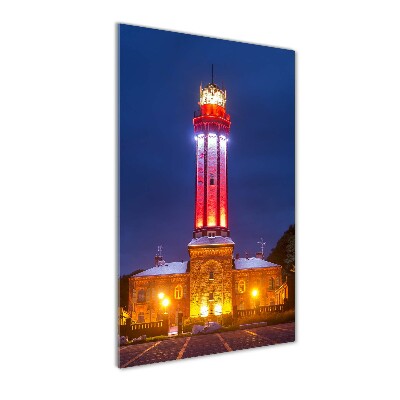 Cuadro de metacrilato moderno efecto cristal vertical Niechorze Polonia