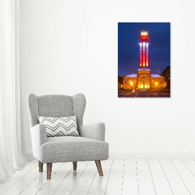 Cuadro de metacrilato moderno efecto cristal vertical Niechorze Polonia