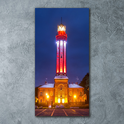 Cuadro de metacrilato moderno efecto cristal vertical Niechorze Polonia