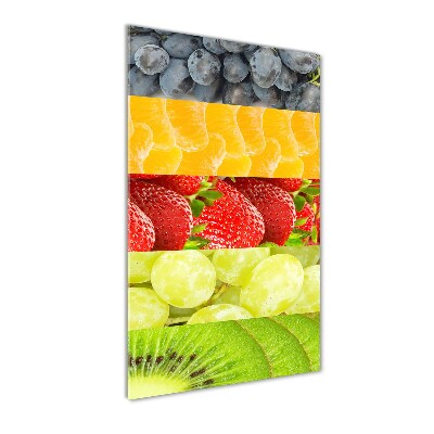 Cuadro decorativo en acrílico brillante vertical Fruta
