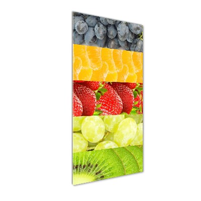 Cuadro decorativo en acrílico brillante vertical Fruta