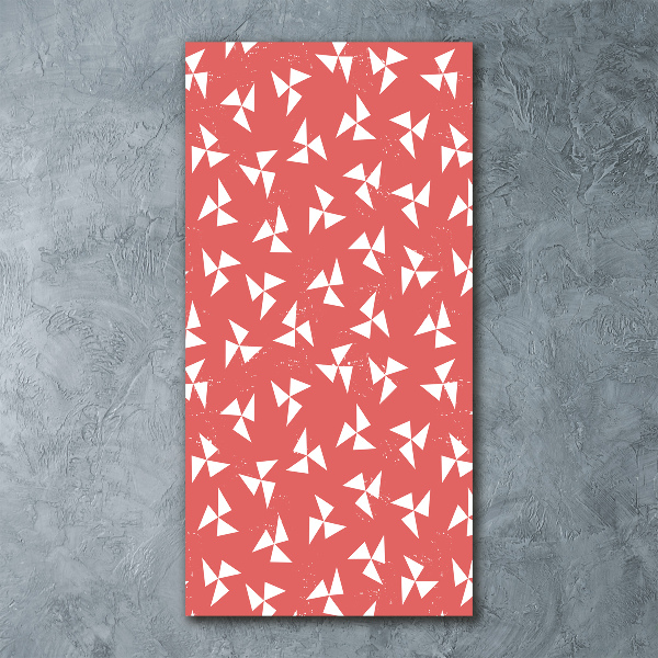 Impresión en metacrilato de alta calidad vertical Fondo geométrico