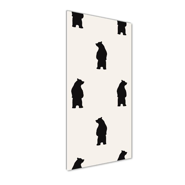 Impresión en metacrilato de alta calidad vertical Ositos