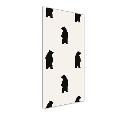 Impresión en metacrilato de alta calidad vertical Ositos