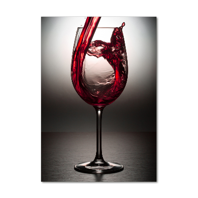 Impresión en metacrilato de alta calidad vertical Vino tinto