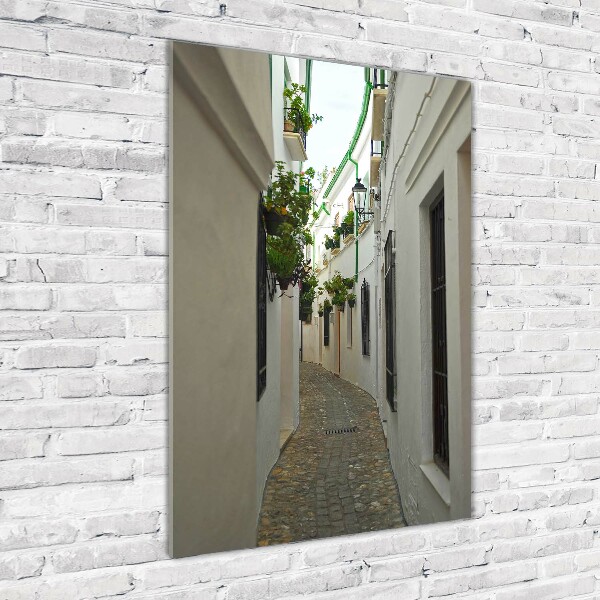 Impresión en metacrilato de alta calidad vertical Las calles de Andalucía