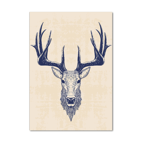 Obraz zdjęcie szkło akryl pionowy Głowa jelenia